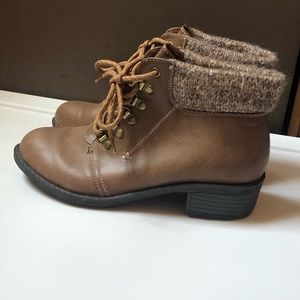 Brown Combat Boots